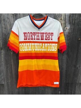 Vintage 80's Northwest Communications Medalist Tee Size Medium